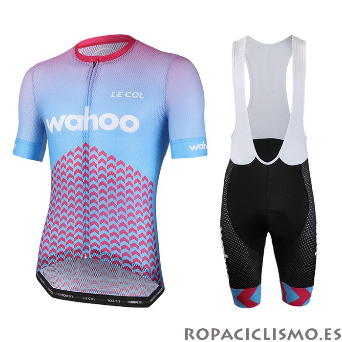 2020 Maillot Le Col Tirantes Mangas Cortas Azur Rosa